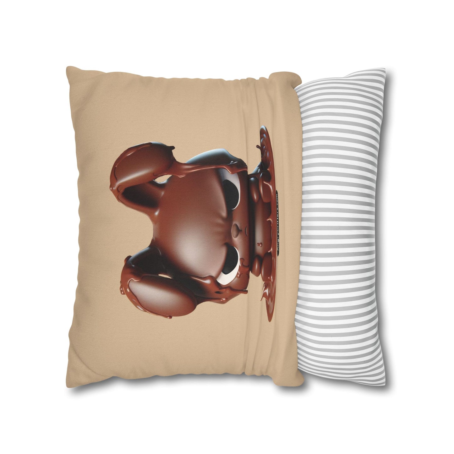 Square Pillowcase Evelyn Melting Bunny (Spun Polyester)
