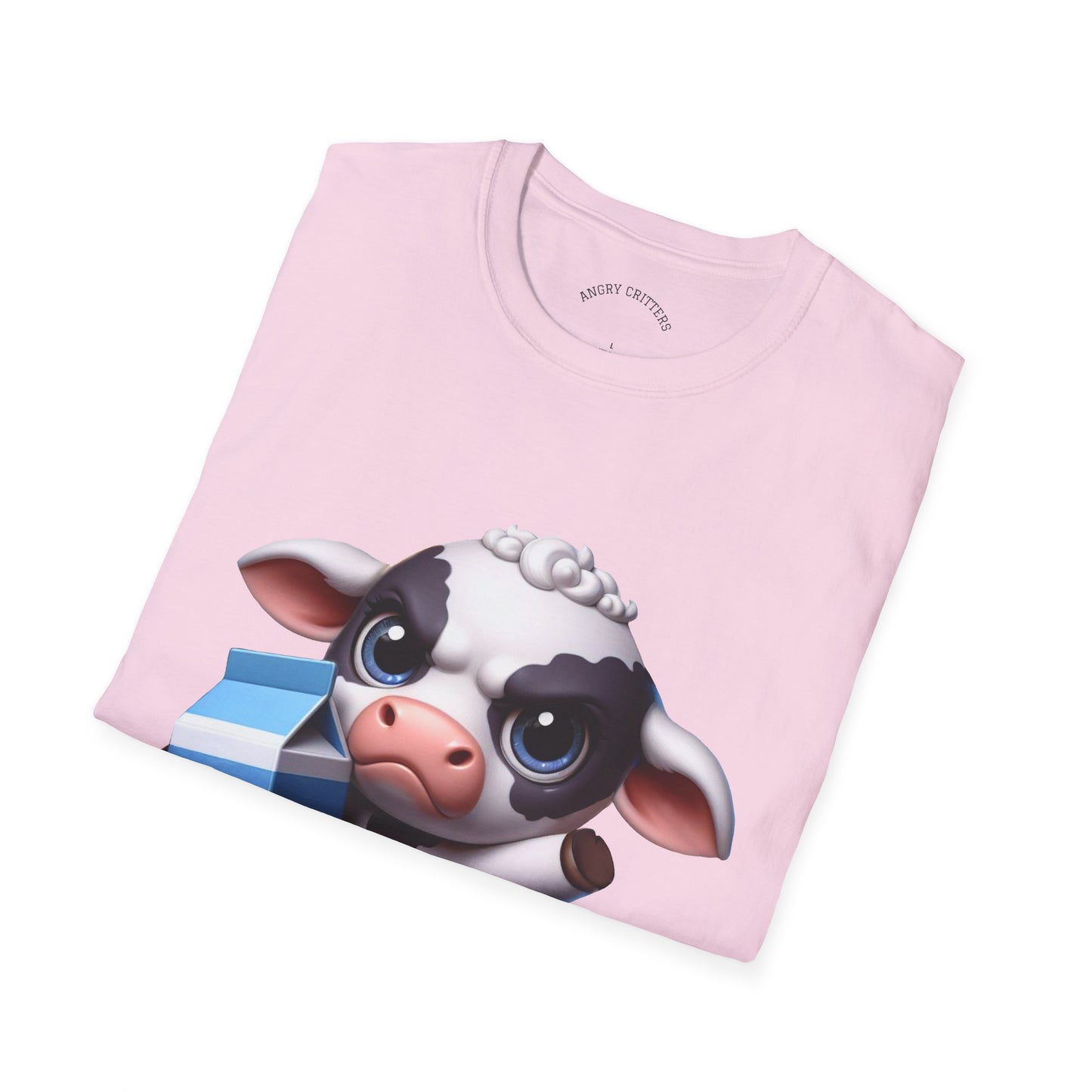Angry Cow with Milk Carton