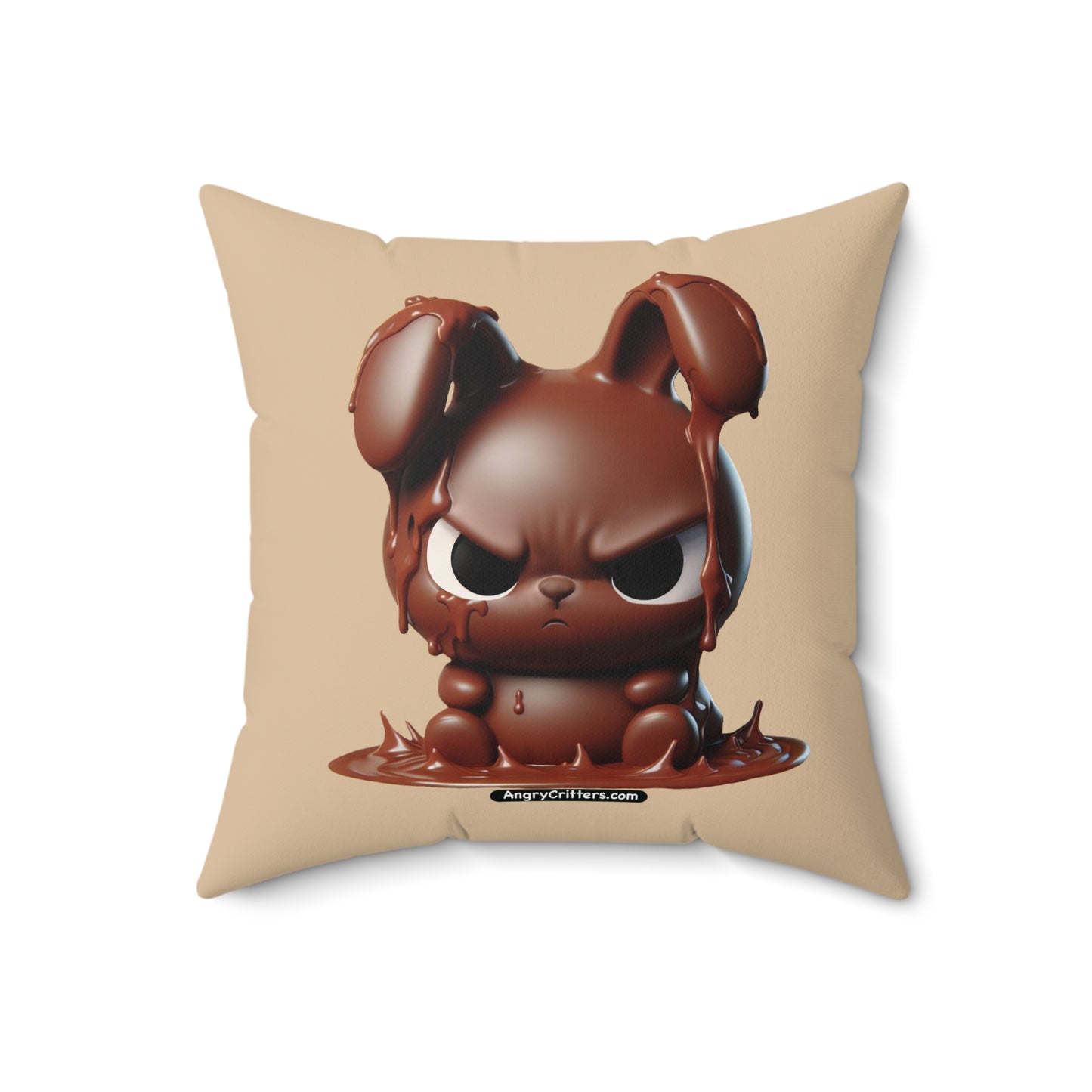 Square Pillow Evelyn Melting Bunny (Spun Polyester)