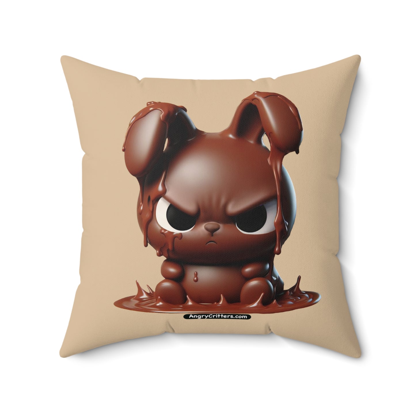 Square Pillow Evelyn Melting Bunny (Spun Polyester)