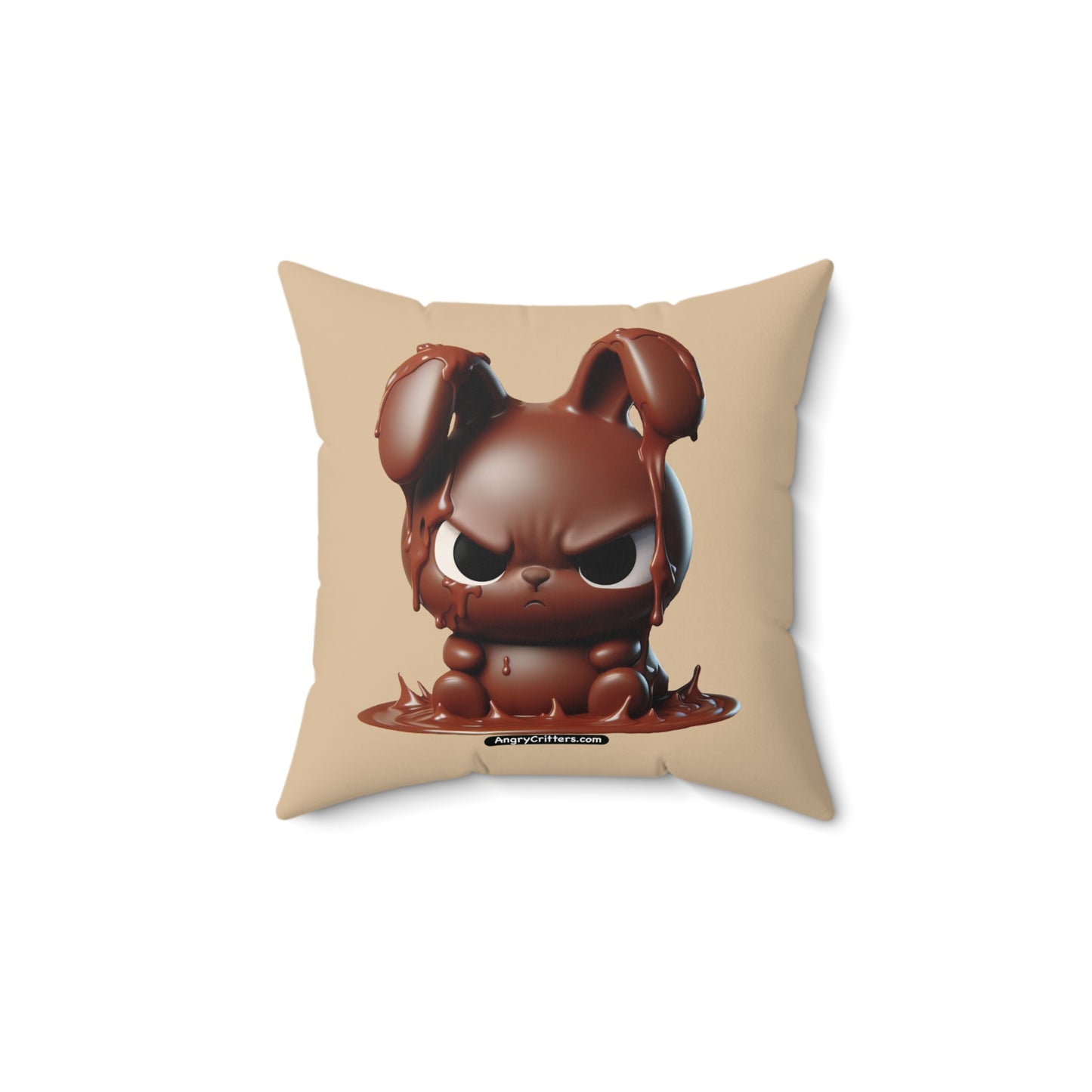 Square Pillow Evelyn Melting Bunny (Spun Polyester)