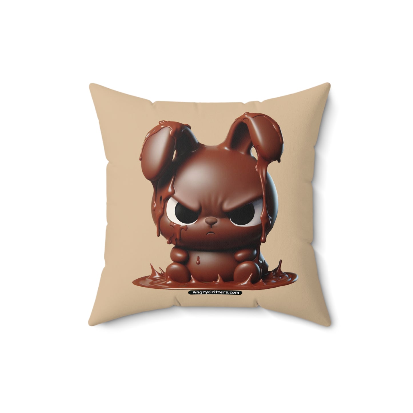 Square Pillow Evelyn Melting Bunny (Spun Polyester)