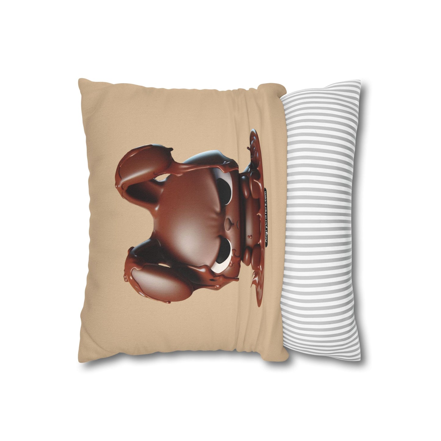 Square Pillowcase Evelyn Melting Bunny (Spun Polyester)
