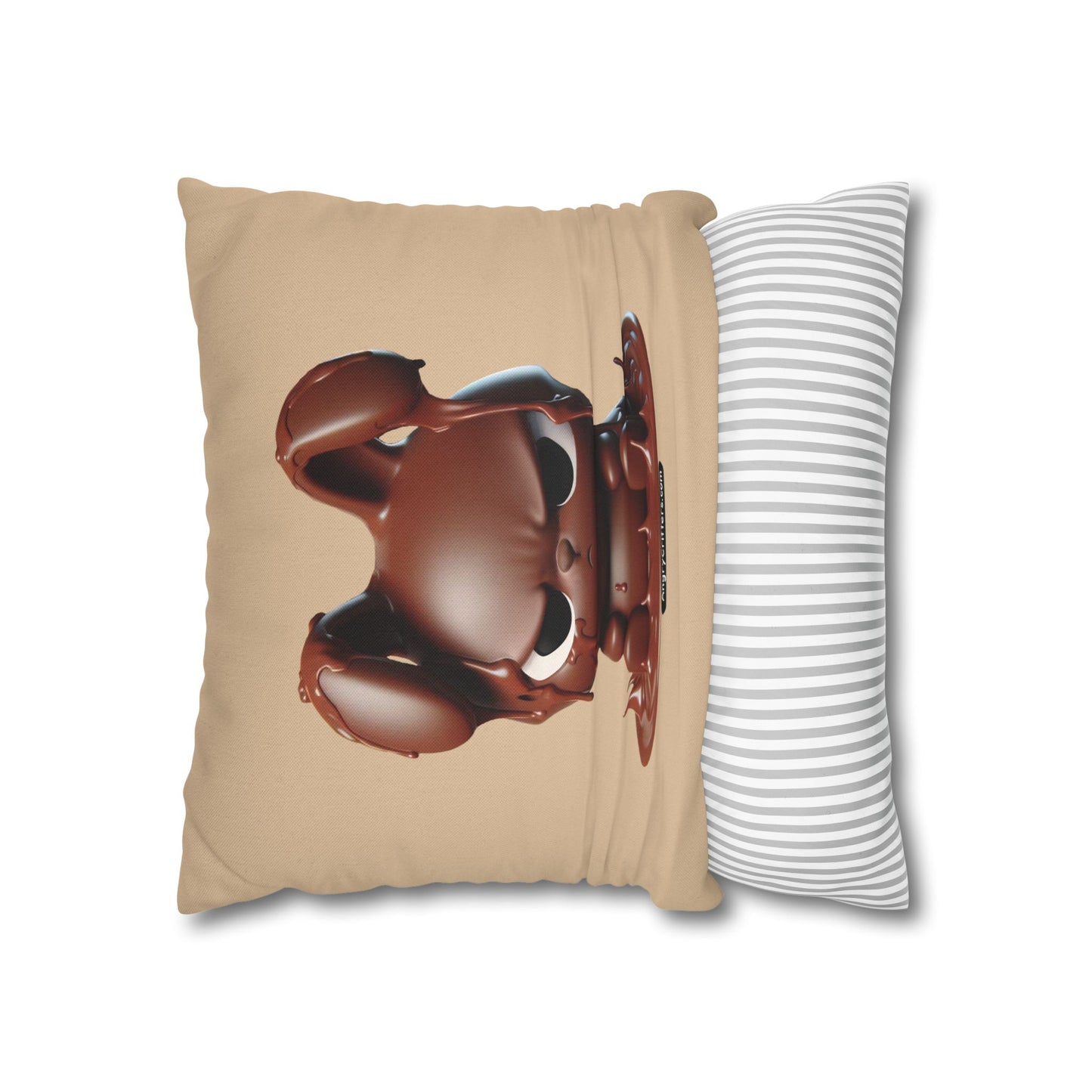 Square Pillowcase Evelyn Melting Bunny (Spun Polyester)