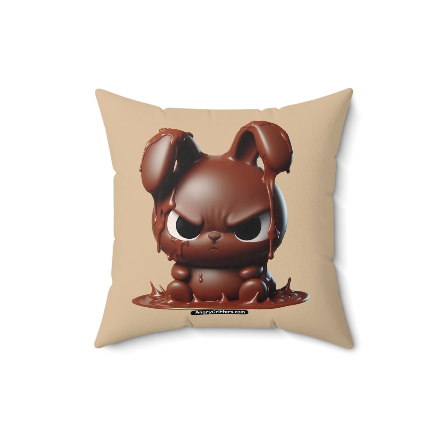Square Pillow Evelyn Melting Bunny (Spun Polyester)