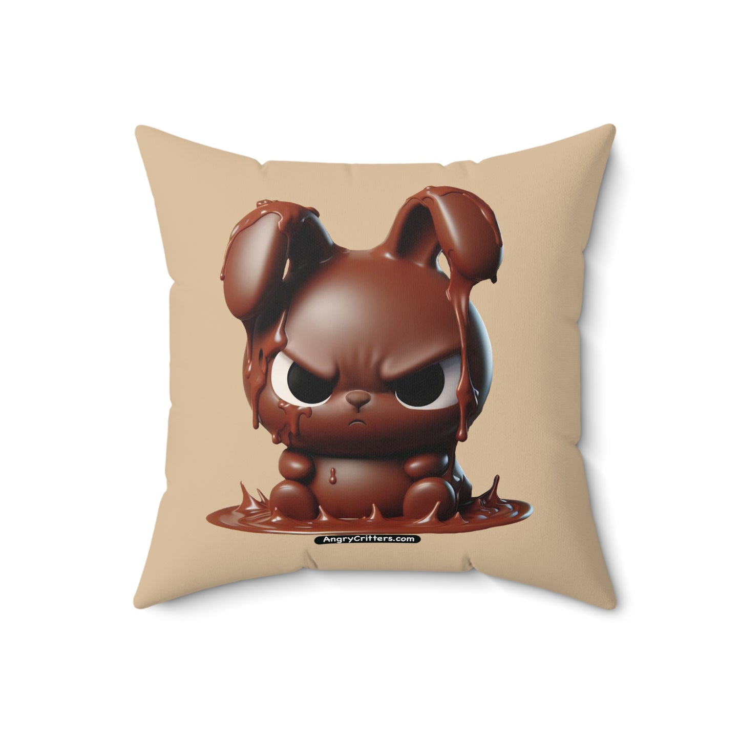 Square Pillow Evelyn Melting Bunny (Spun Polyester)