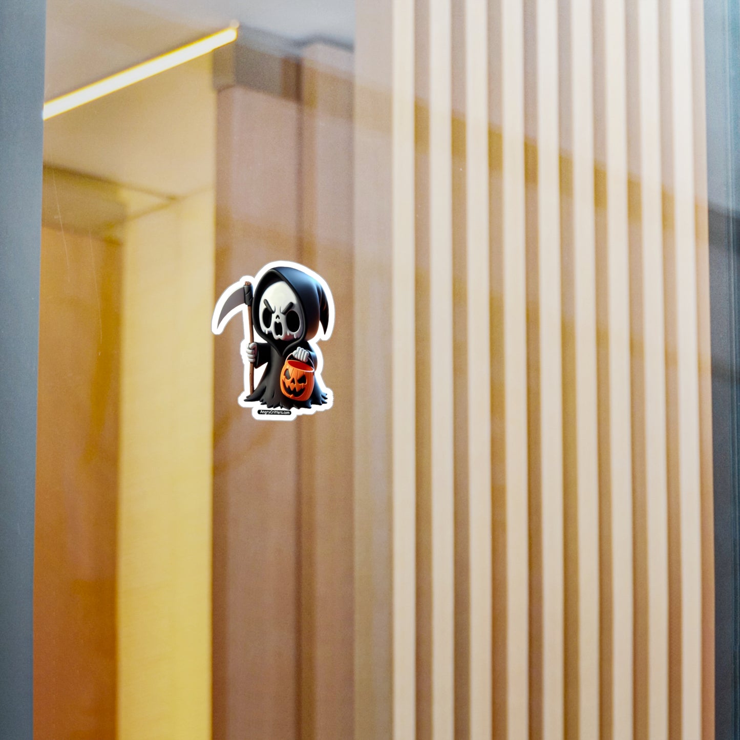 Angry Critters - Grim Reaper, Kiss-Cut Vinyl Decals