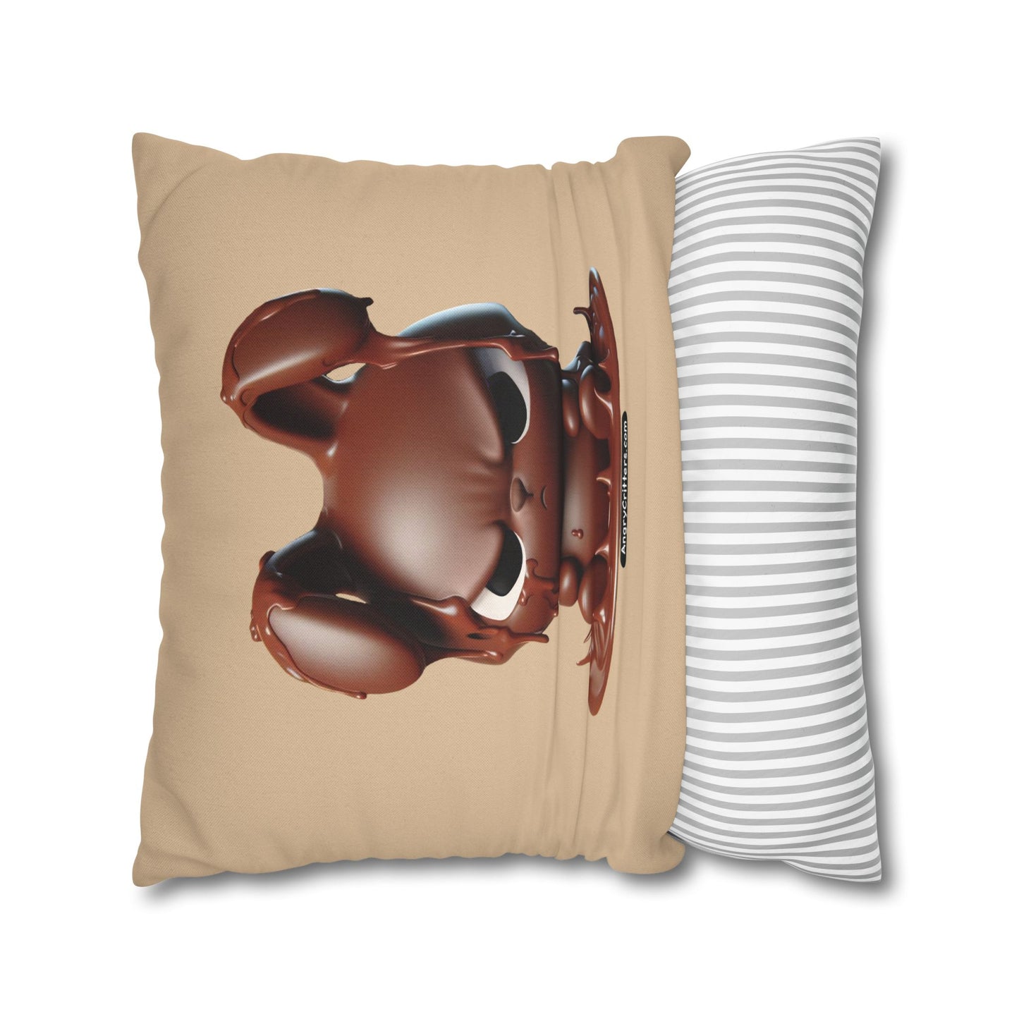 Square Pillowcase Evelyn Melting Bunny (Spun Polyester)