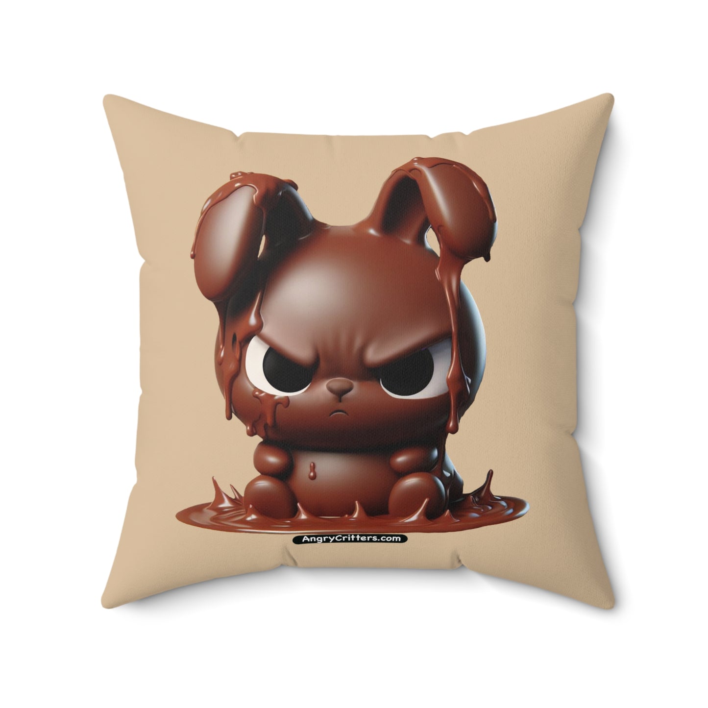 Square Pillow Evelyn Melting Bunny (Spun Polyester)