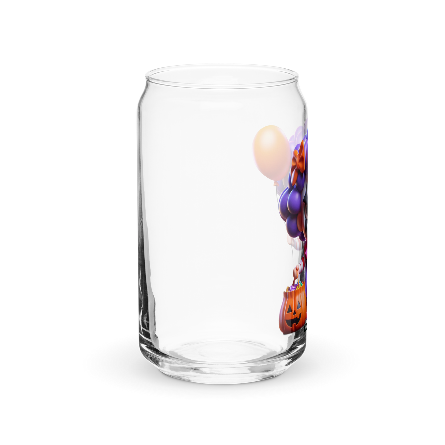 Angry Critters - Halloween Clown Purple, Can-shaped glass