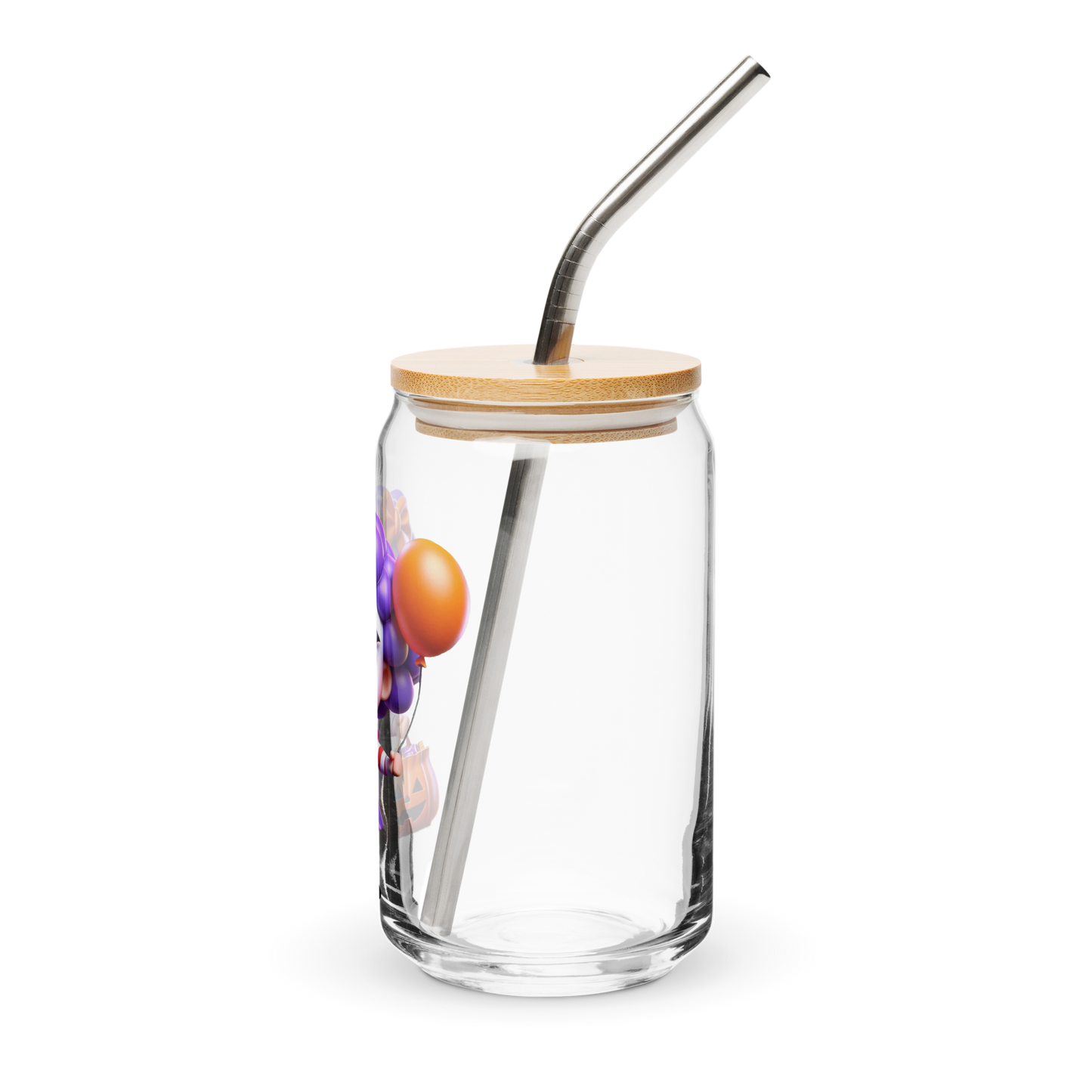 Angry Critters - Halloween Clown Purple, Can-shaped glass
