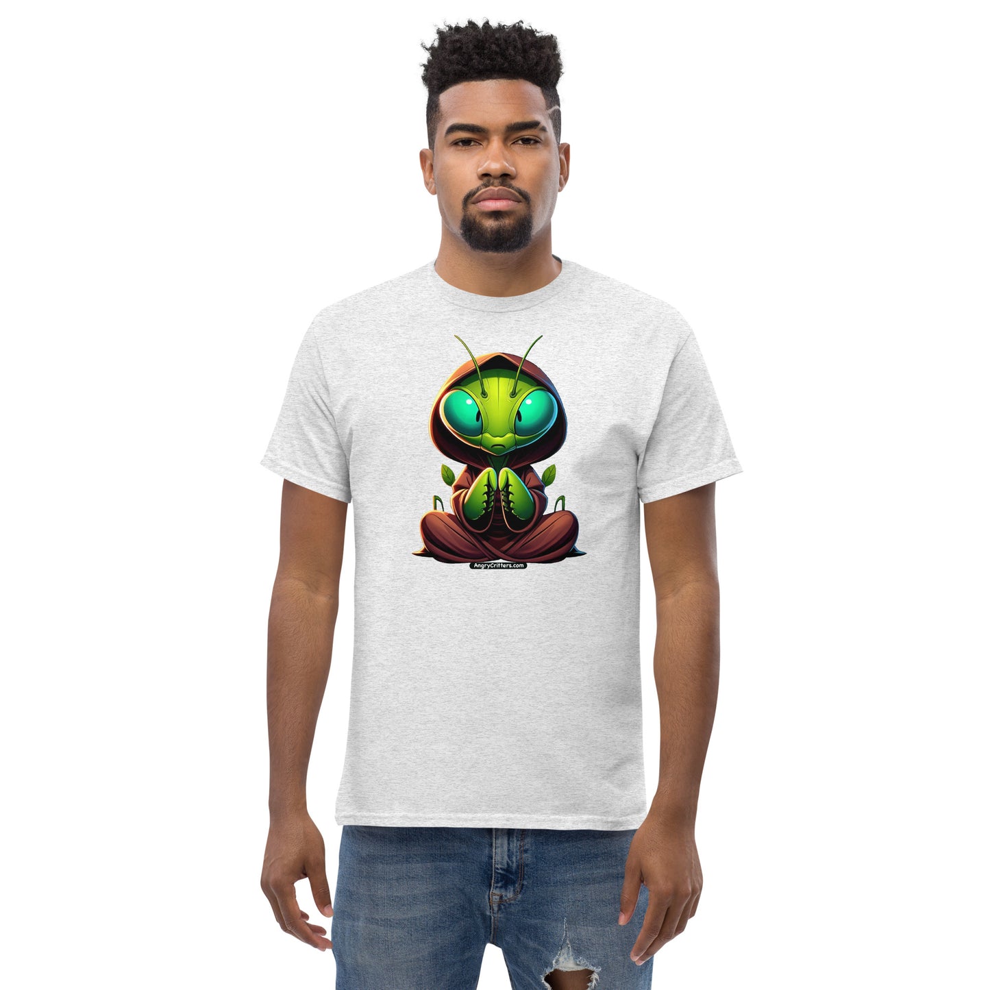 Angry Critters - Praying Mantis Praying, Men's classic tee