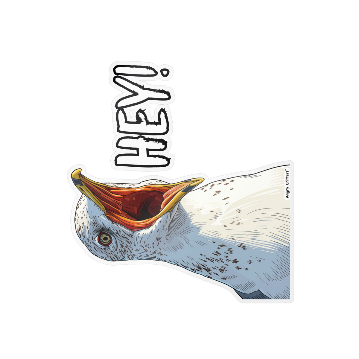 Hey Seagull Kiss-Cut Vinyl Decals