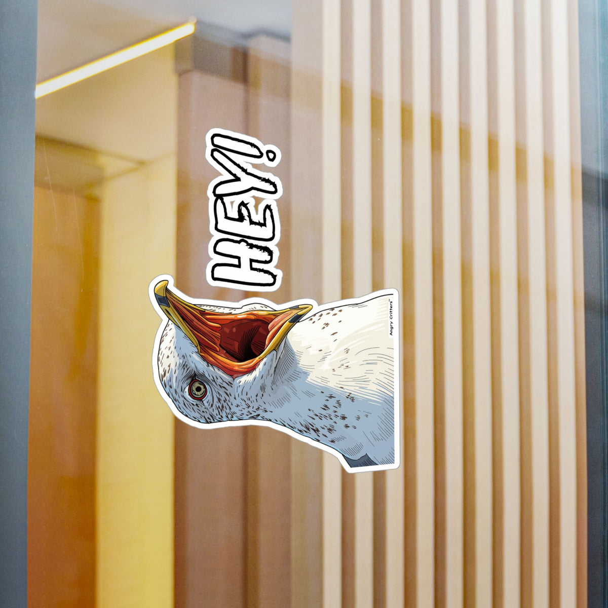 Hey Seagull Kiss-Cut Vinyl Decals