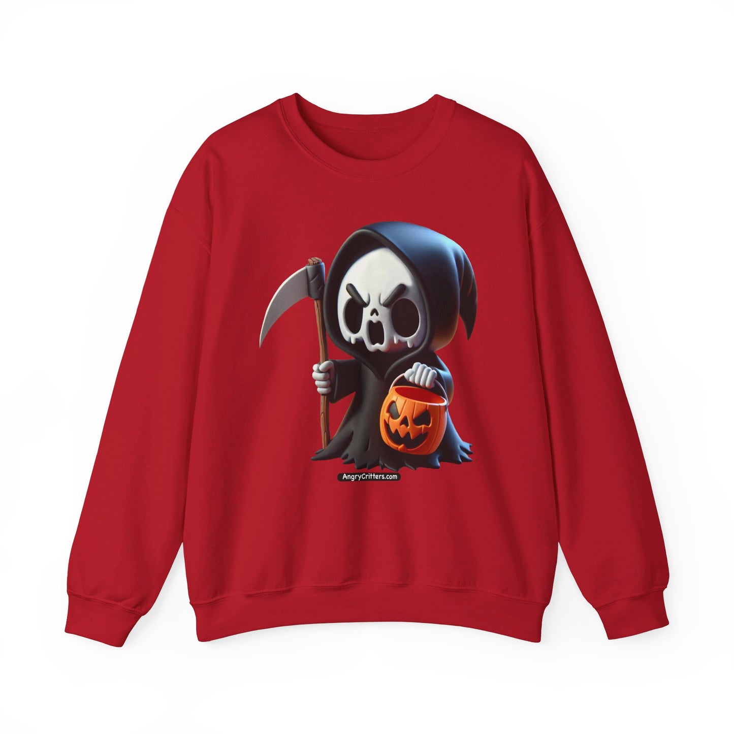 Angry Critters - Grim Reaper, Heavy Blend™ Crewneck Sweatshirt