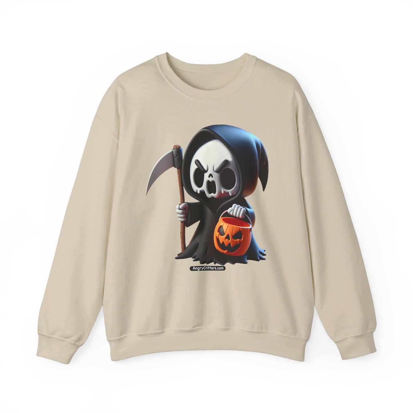 Angry Critters - Grim Reaper, Heavy Blend™ Crewneck Sweatshirt