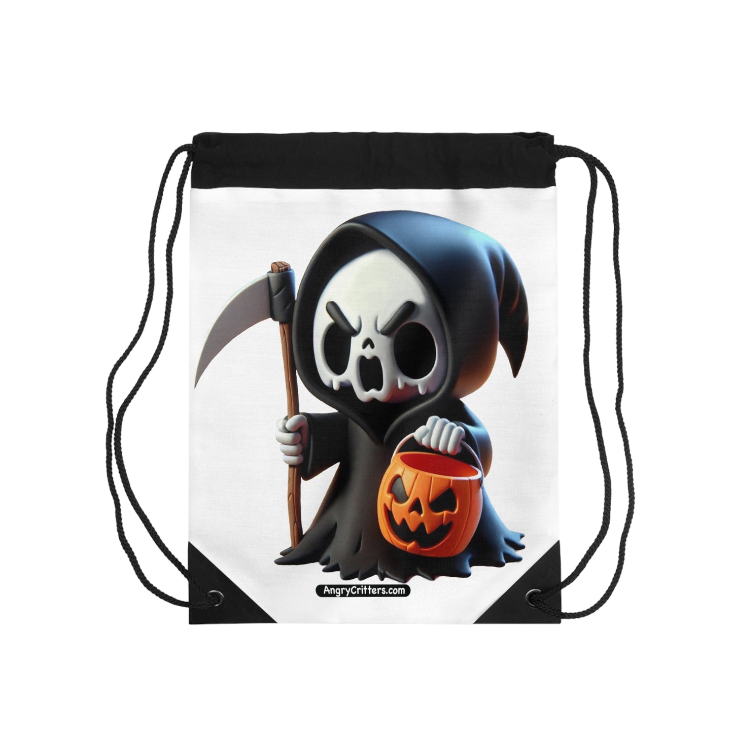 Angry Critters - Grim Reaper Drawstring Bag