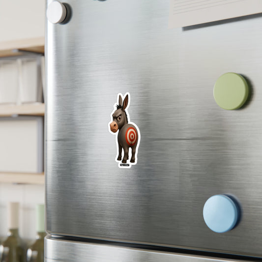 Pin the Tail on the Angry Donkey, Kiss-Cut Vinyl Decal