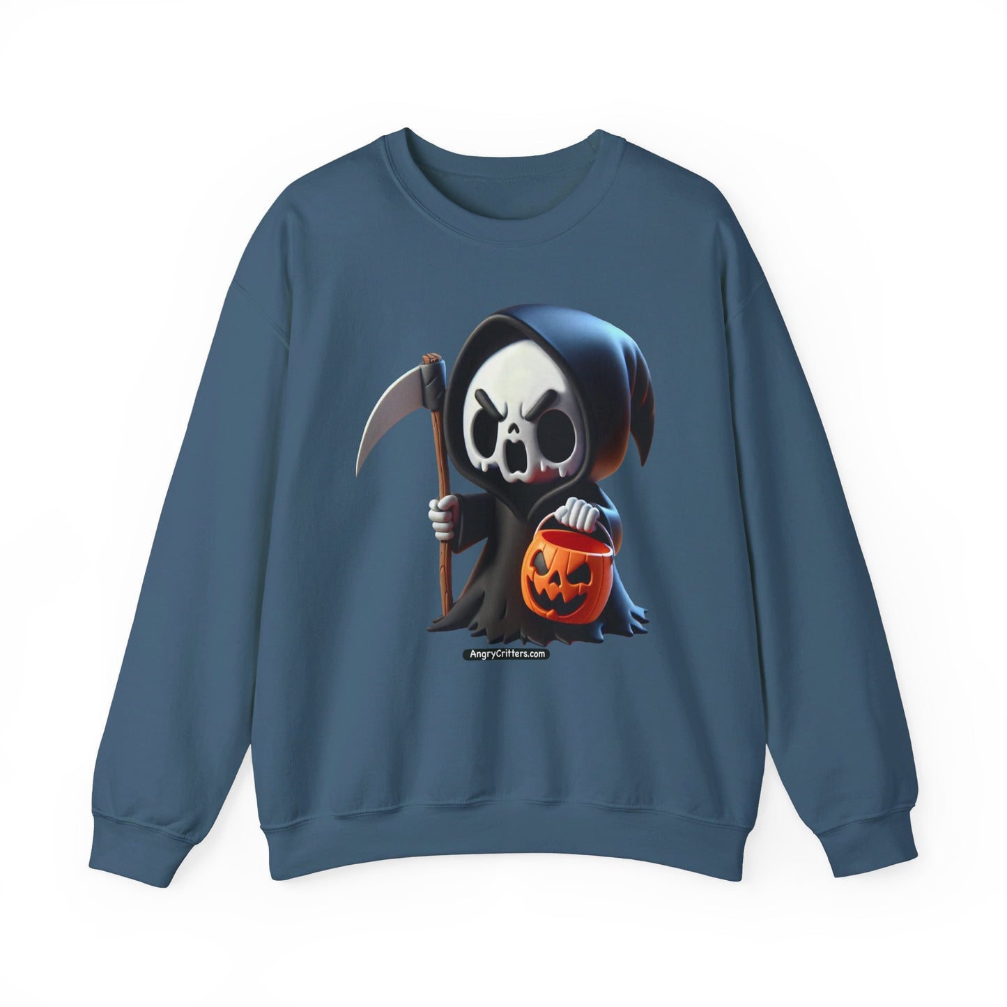 Angry Critters - Grim Reaper, Heavy Blend™ Crewneck Sweatshirt