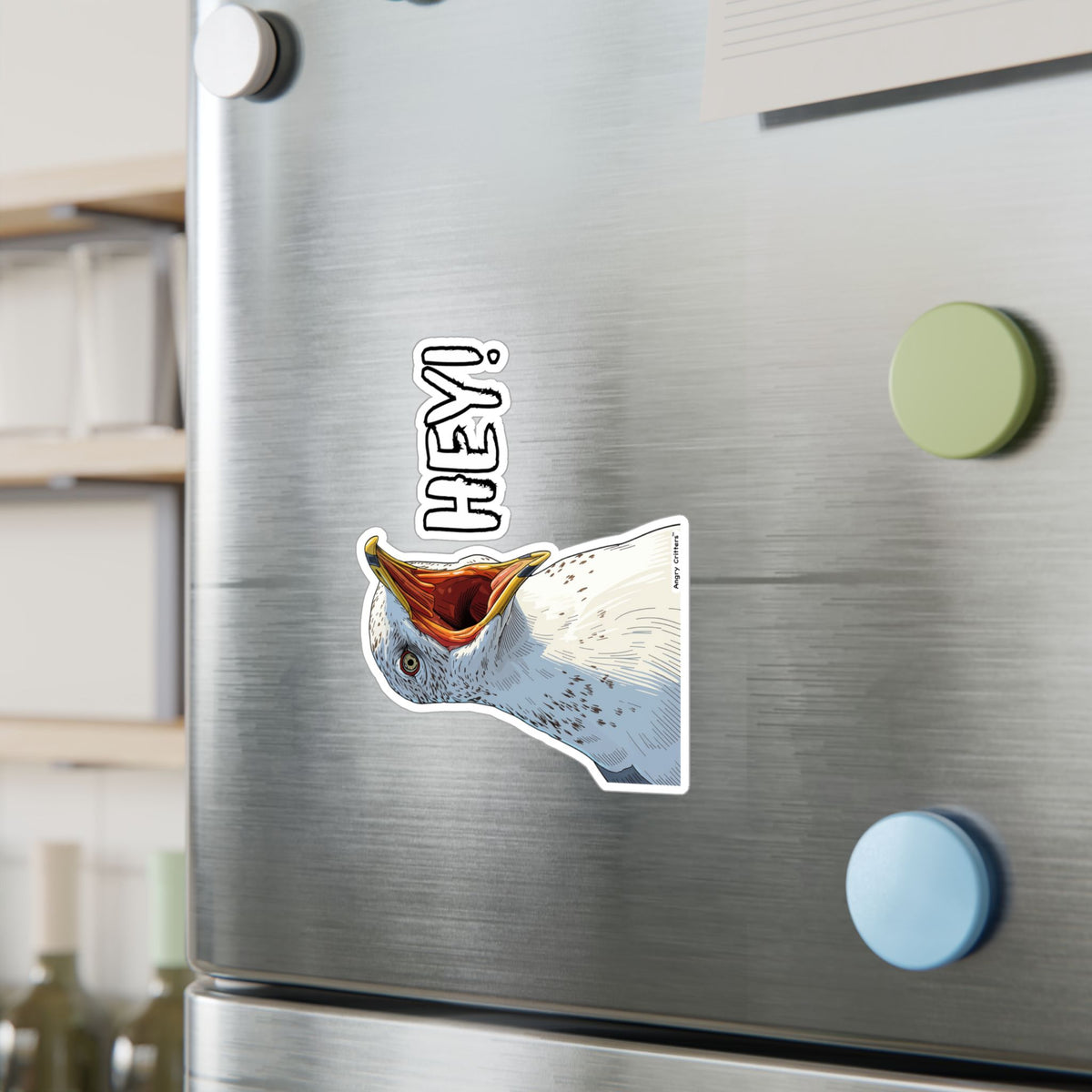 Hey Seagull Kiss-Cut Vinyl Decals