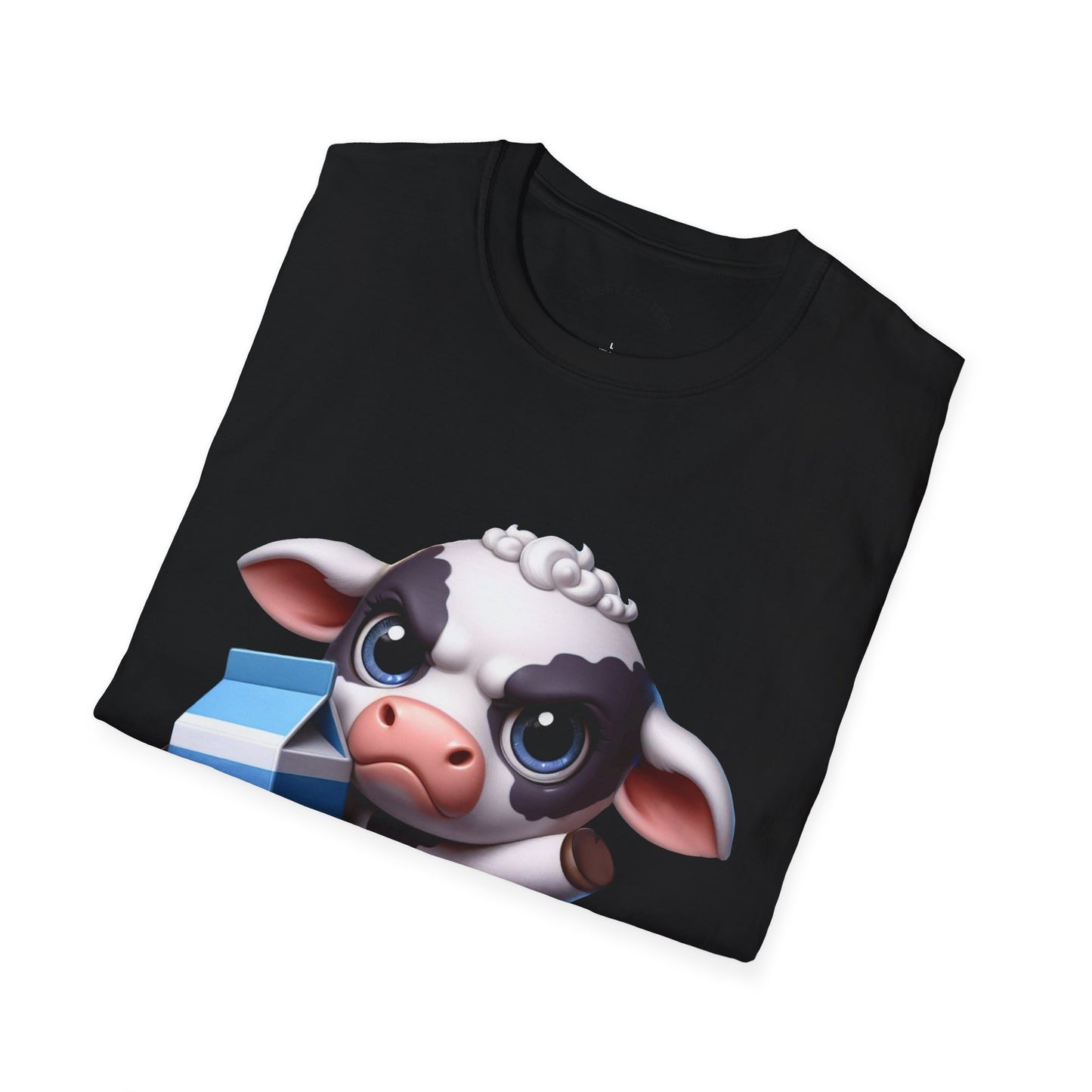 Angry Cow with Milk Carton