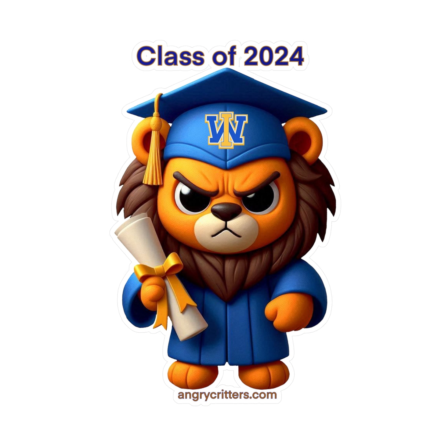 West Islip Class of 2024, Kiss-Cut Vinyl Decals