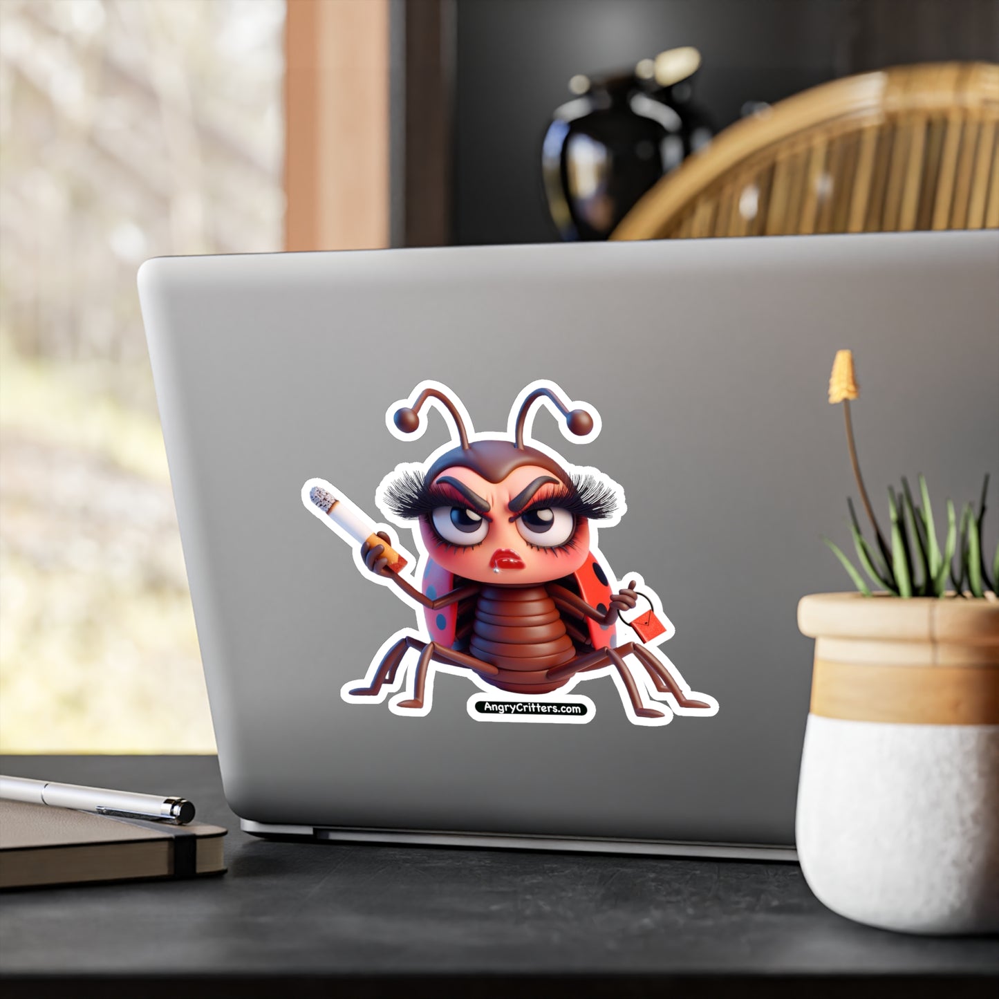 Angry Critters - That’s No Ladybug, Kiss-Cut Vinyl Decals