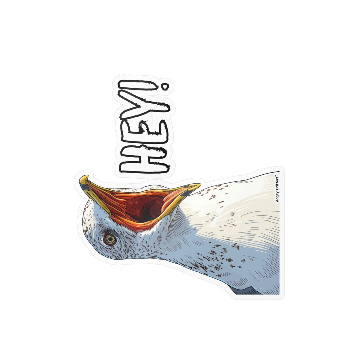 Hey Seagull Kiss-Cut Vinyl Decals