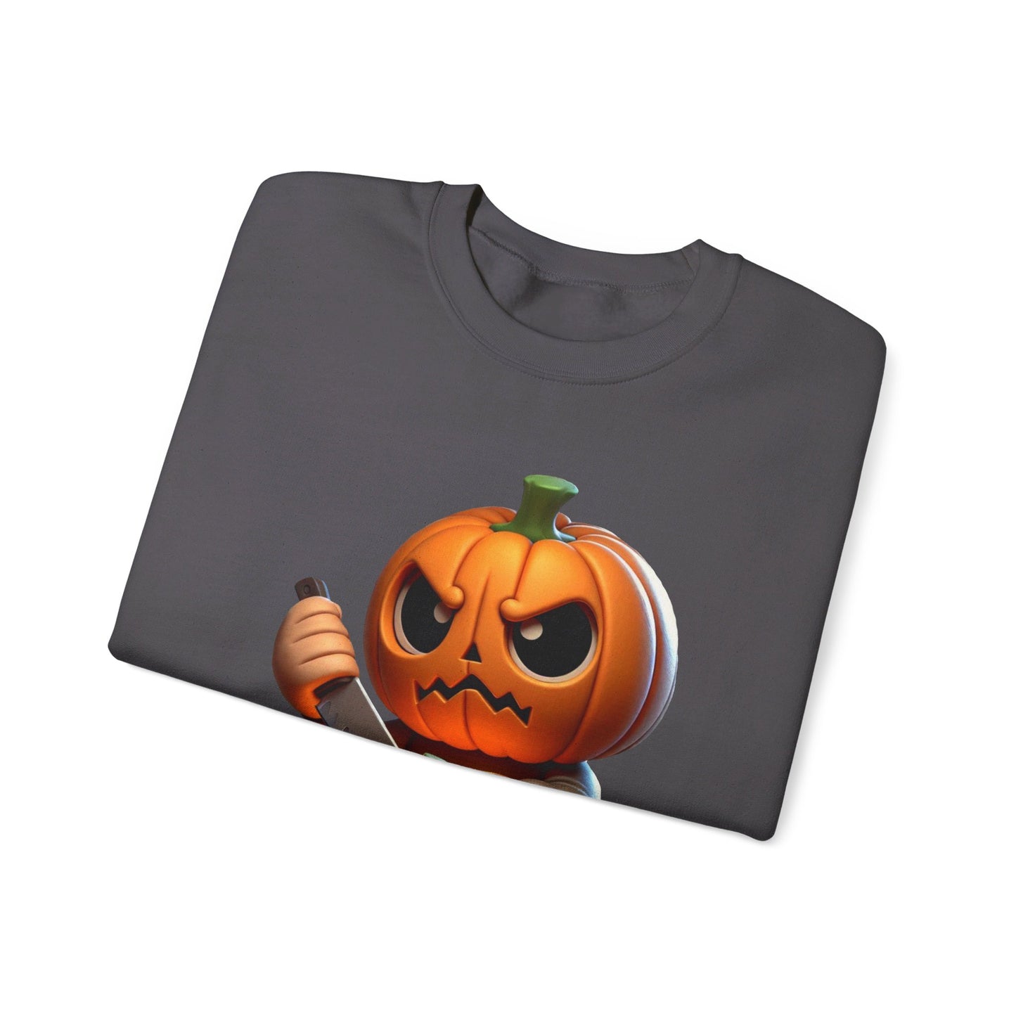 Angry Critters - Jack Carving Pumpkin, Unisex Heavy Blend™ Crewneck Sweatshirt