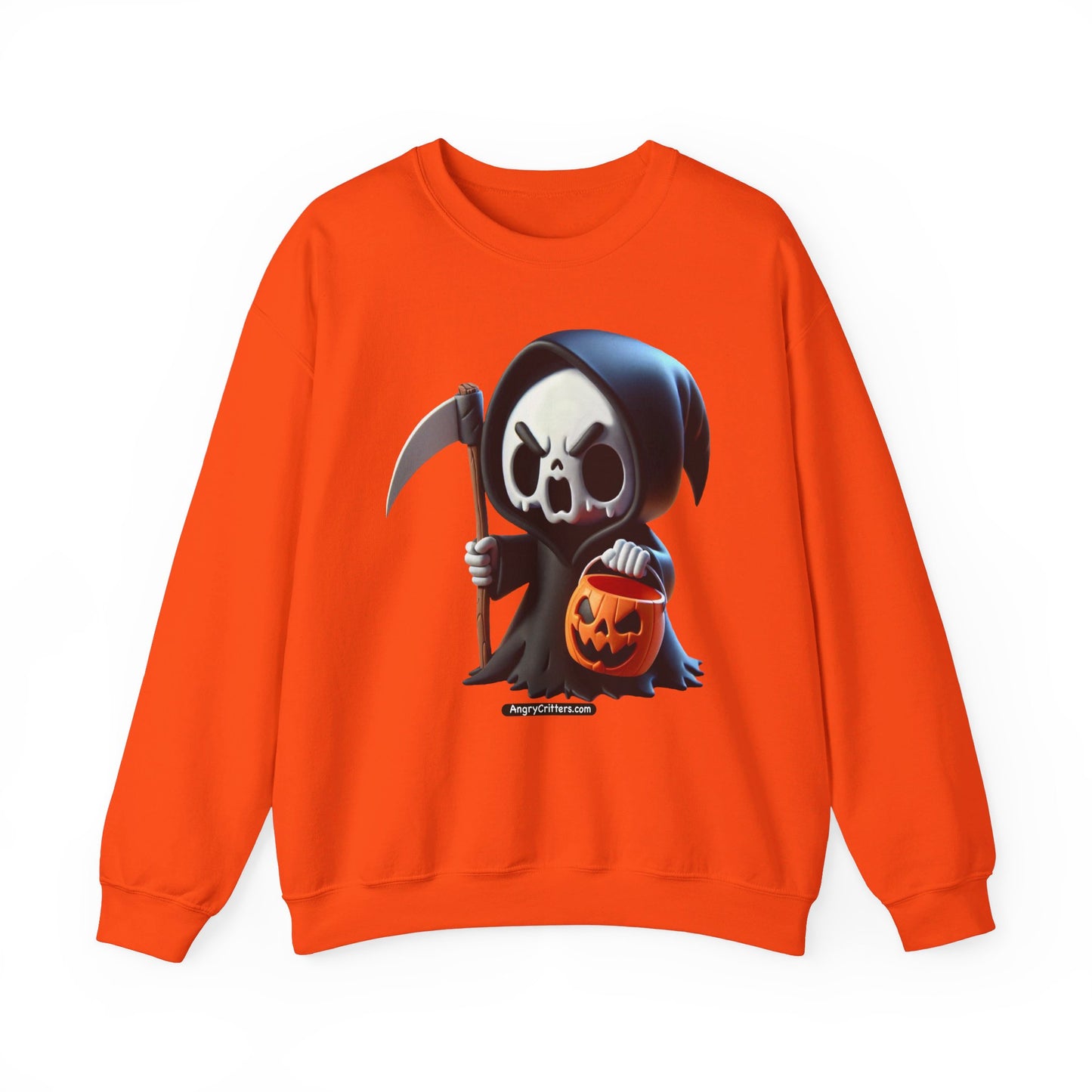 Angry Critters - Grim Reaper, Heavy Blend™ Crewneck Sweatshirt