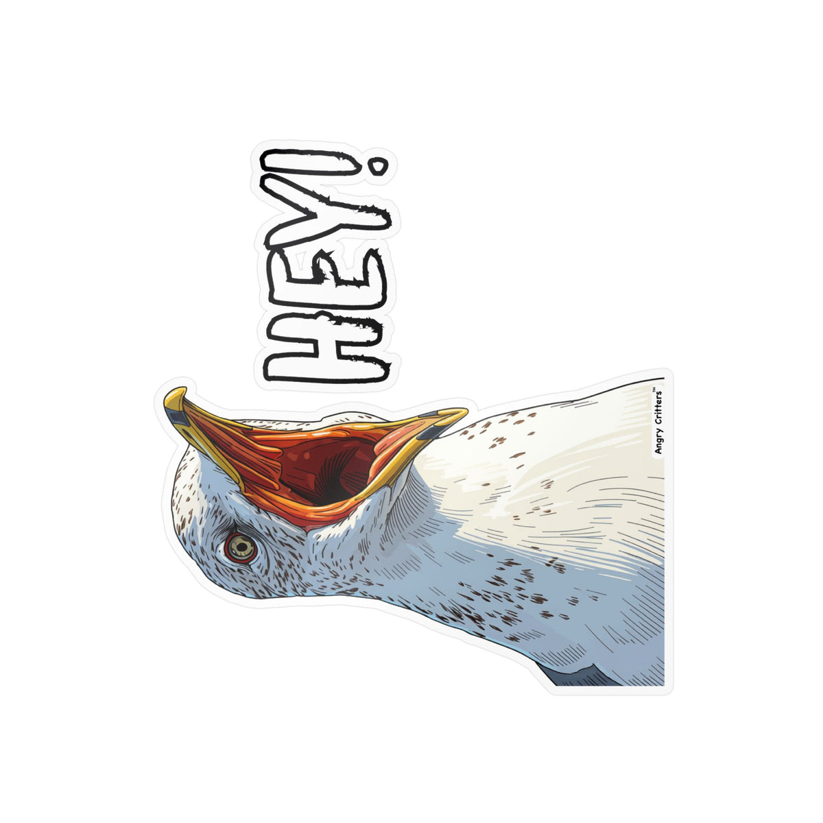 Hey Seagull Kiss-Cut Vinyl Decals