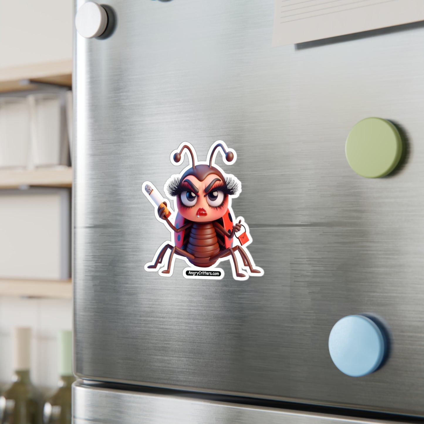 Angry Critters - That’s No Ladybug, Kiss-Cut Vinyl Decals