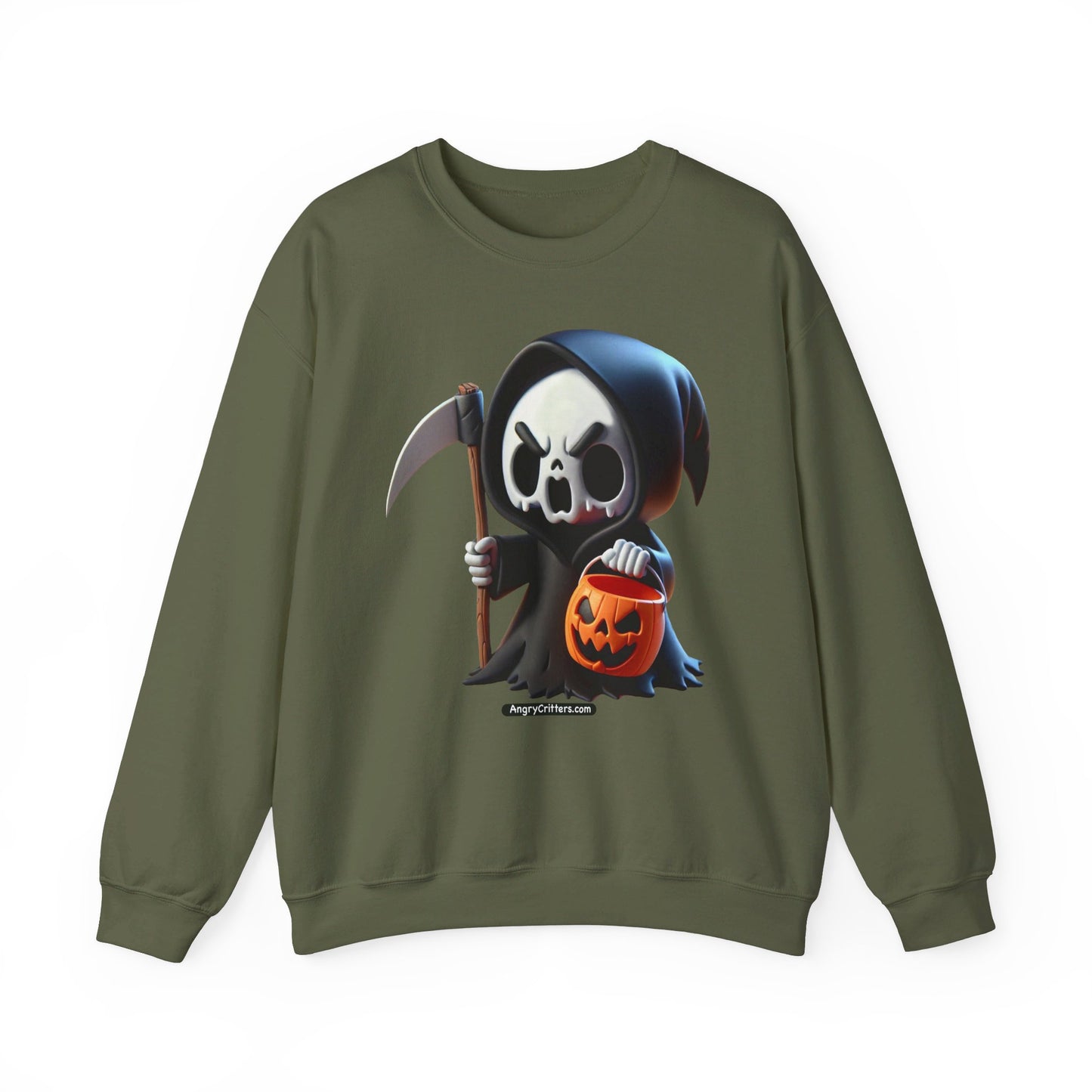 Angry Critters - Grim Reaper, Heavy Blend™ Crewneck Sweatshirt