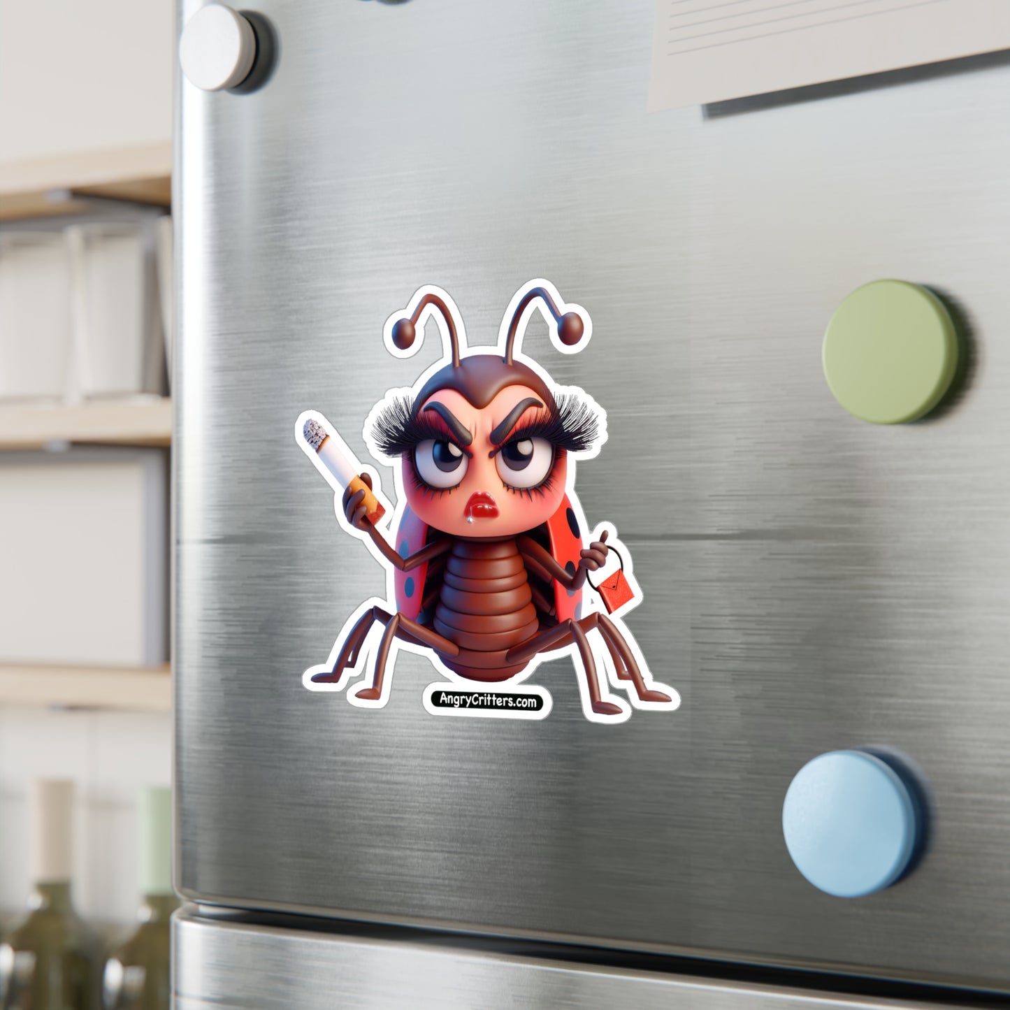 Angry Critters - That’s No Ladybug, Kiss-Cut Vinyl Decals