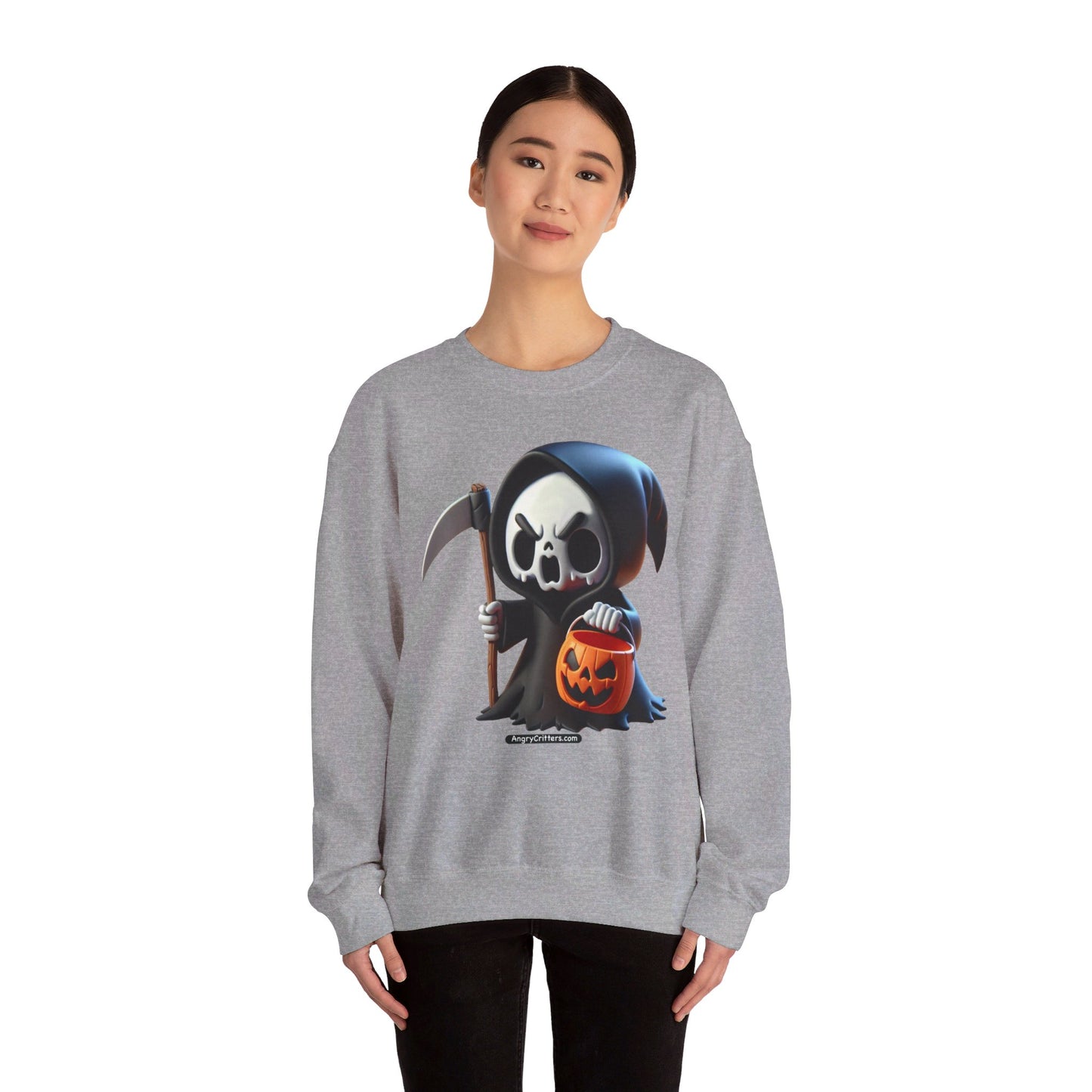 Angry Critters - Grim Reaper, Heavy Blend™ Crewneck Sweatshirt