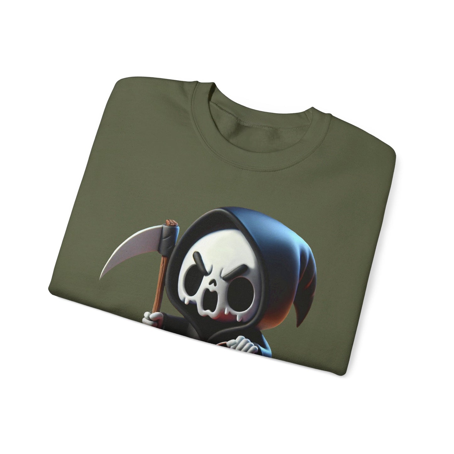 Angry Critters - Grim Reaper, Heavy Blend™ Crewneck Sweatshirt