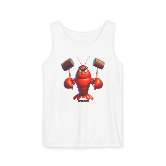 Angry Lobster Graphic Tank Top - Unisex Summer Wear