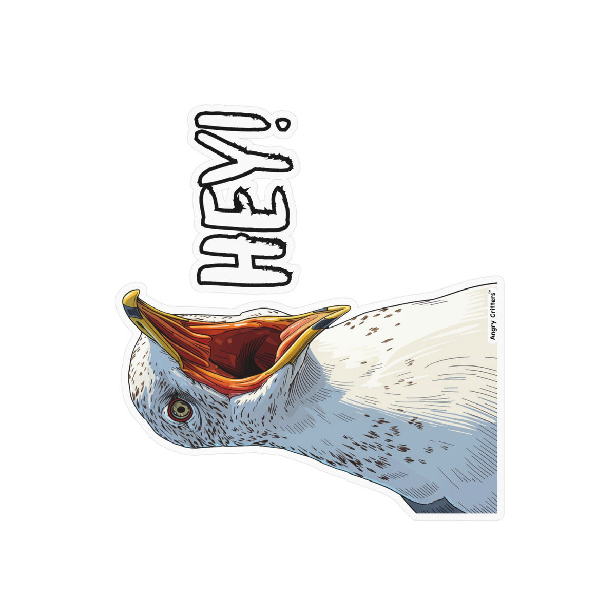 Hey Seagull Kiss-Cut Vinyl Decals