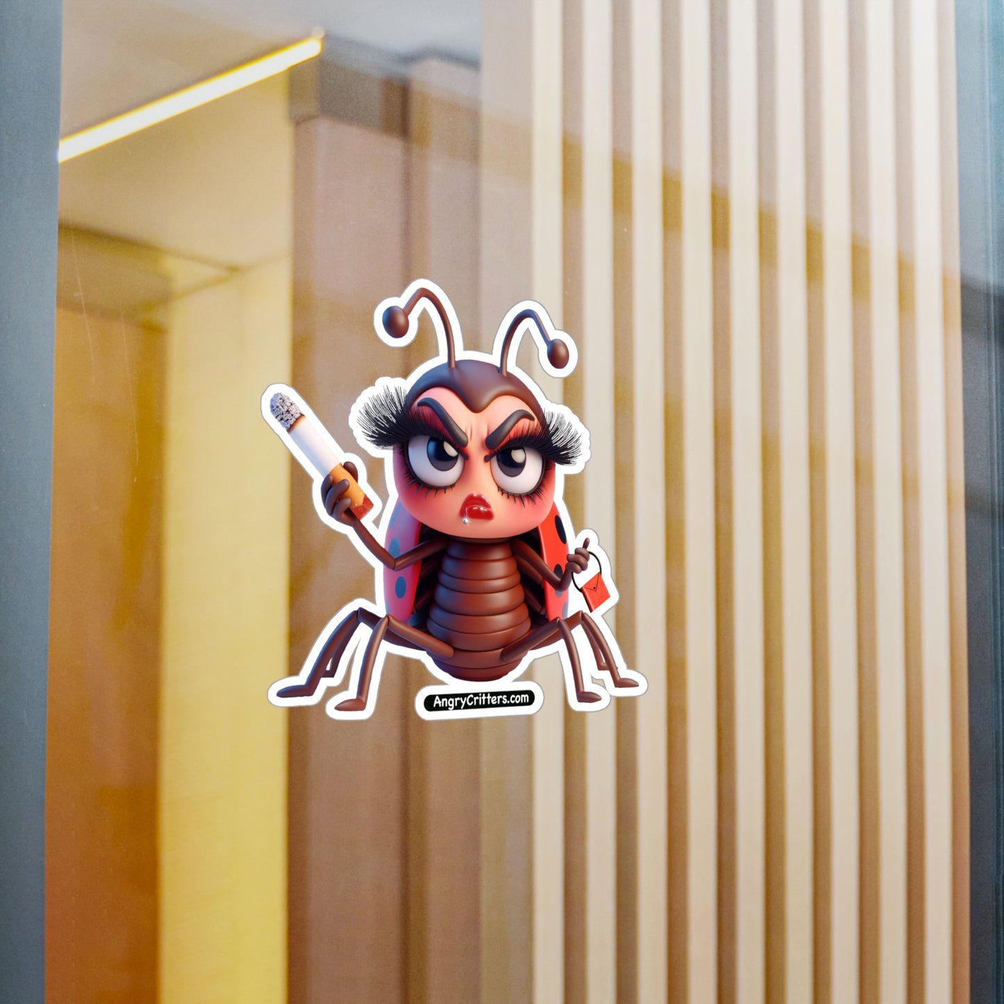 Angry Critters - That’s No Ladybug, Kiss-Cut Vinyl Decals