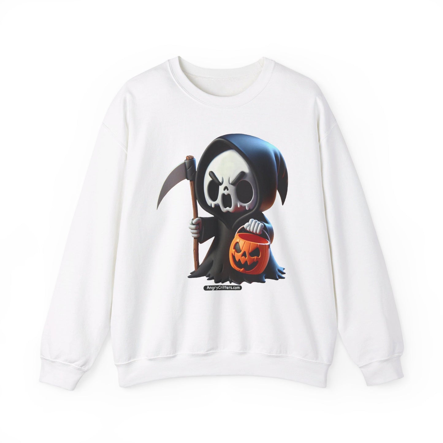 Angry Critters - Grim Reaper, Heavy Blend™ Crewneck Sweatshirt