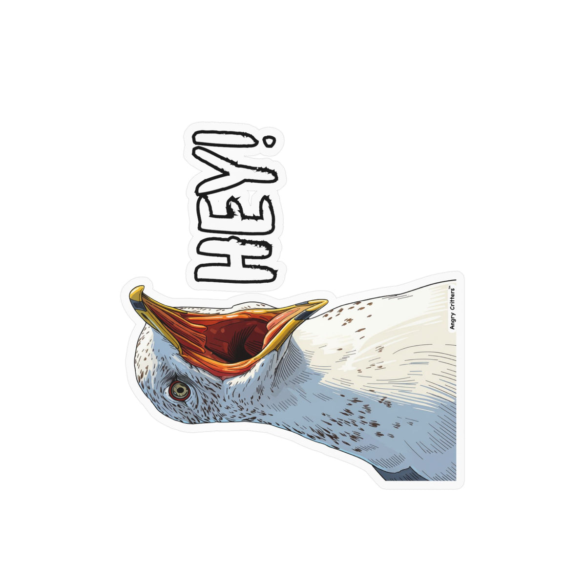 Hey Seagull Kiss-Cut Vinyl Decals
