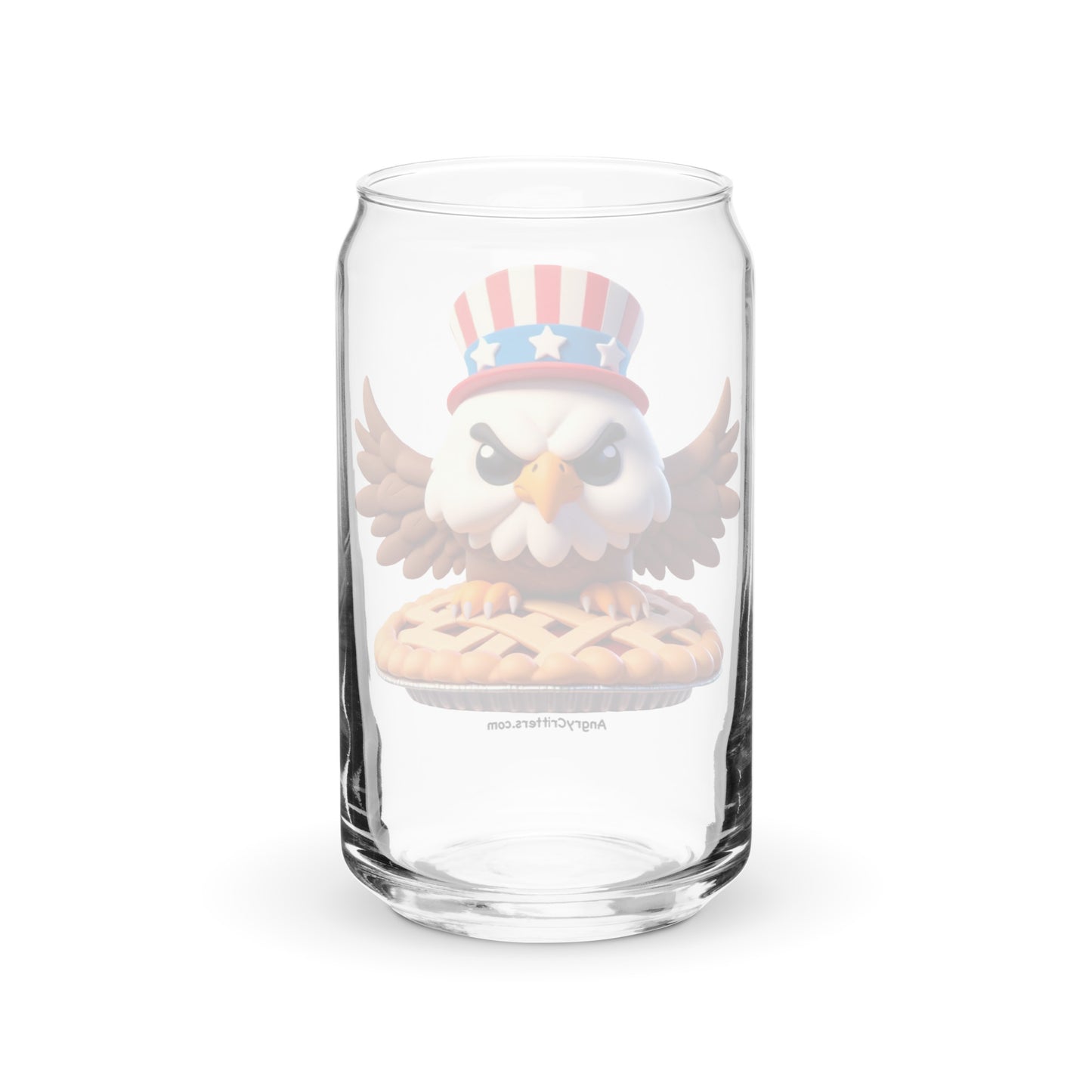 Angry Critters - American Eagles, Can-shaped glass