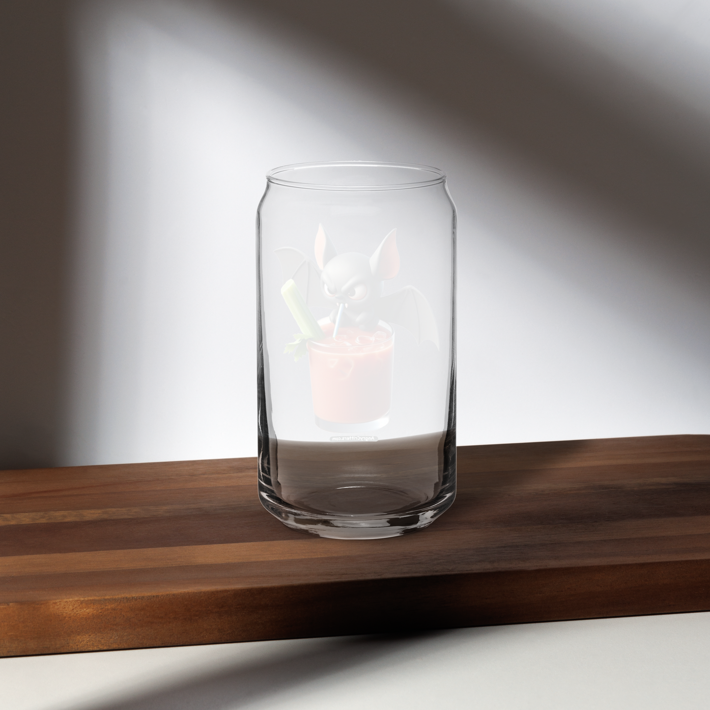 Angry Critters - Bat with Bloody Mary, Can-shaped glass