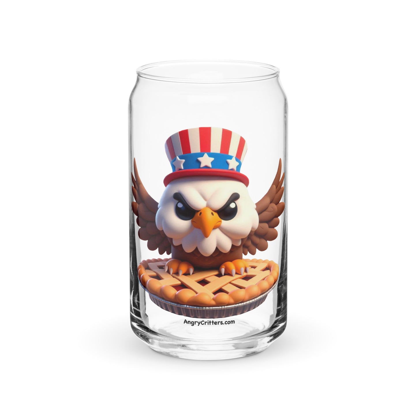 Angry Critters - American Eagles, Can-shaped glass