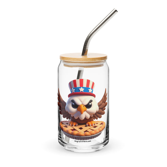 Angry Critters - American Eagles, Can-shaped glass