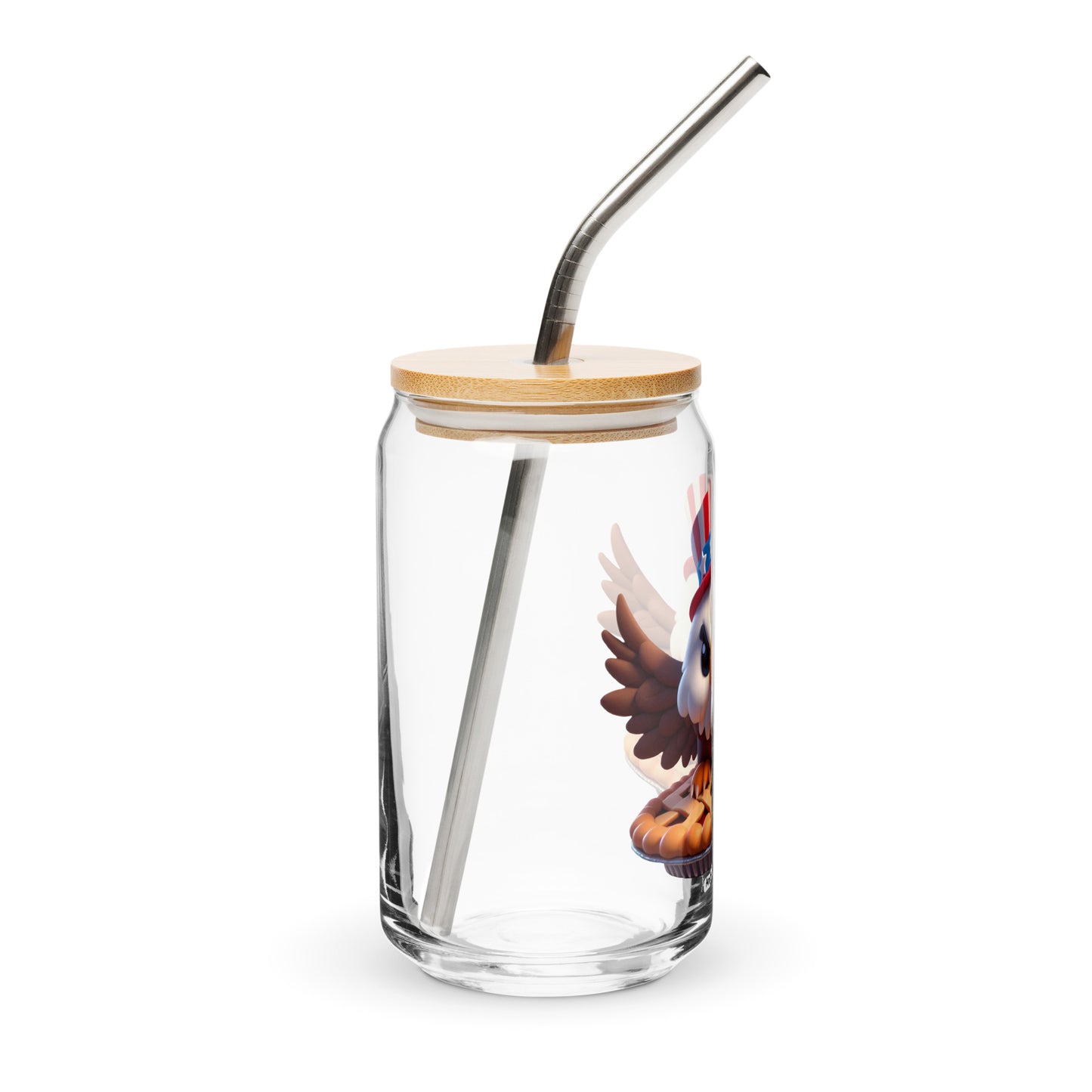 Angry Critters - American Eagles, Can-shaped glass