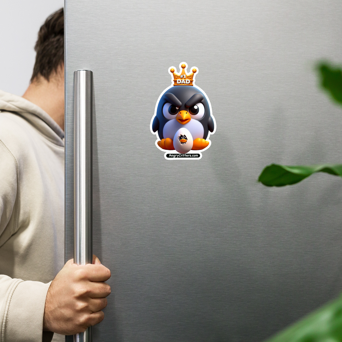 Angry Critters - Penguin Dad, Magnet