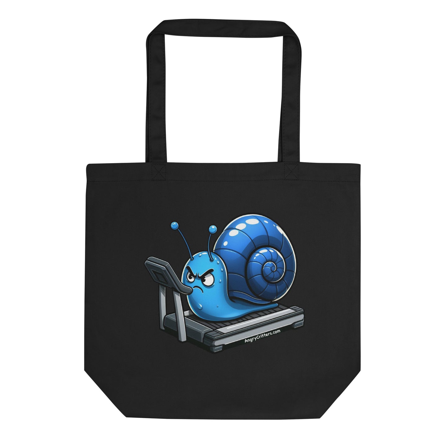 Angry Critters - Snail on a Treadmill Eco Tote Bag