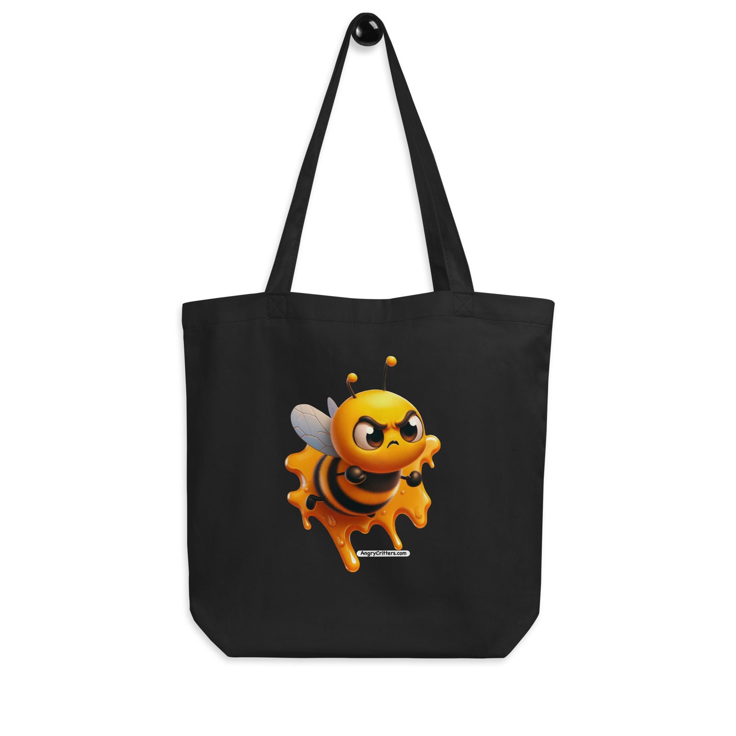 Angry Critters - Bee Stuck in Honey Eco Tote Bag