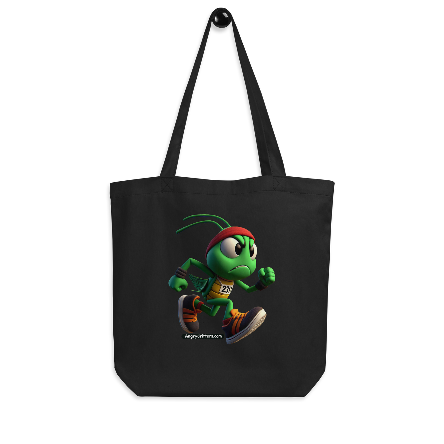 Angry Critters - Grasshopper Runner, Eco Tote Bag